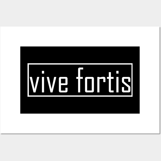 vive fortis Wall Art by Skatefish